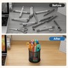 MaxGear Magnetic Pen Holder 2-Pack, Mesh Pencil & Marker Organizer
