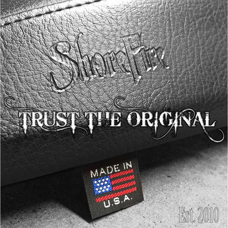 ShoreFire Design 2014-2023 Premium Flame Saddlebag Lid Covers for Harley