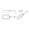 Rattleware 9.5” Stainless Steel Scoop - Heavy Duty Multifunctional Scoop