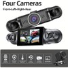 4 Channel Vehicle Camera Driving Recorder Video Recorder DVR Dash