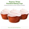 Regency Wraps Red Foil Petit Four Baking Cups, 96-Count