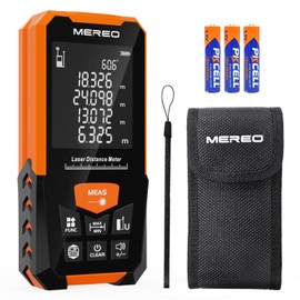 MEREO Precision Laser Measure - 165Ft Digital Tape Measure with Laser, Accurate Laser Measure for Distance, Leaser Measuring Tool for Home
