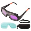 Welder Safety Eye Protection PC Glasses, Protective Welding Glasses, Clear