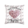 Hug This Pillow Until You Can Hug Me Pink Roses