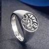 Phoenix Bird Ring for Men, Chicken Rooster Ring, Gold Plated