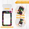 ID Badge Holder with Lanyard,Retractable ID Badge Card Holders with