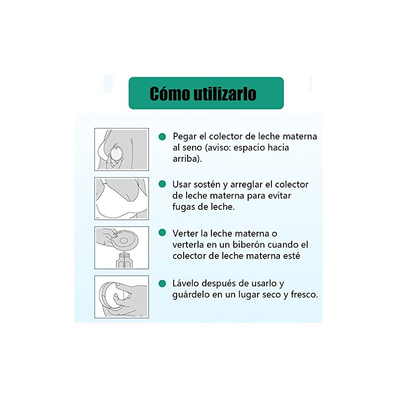 Conchas para el Pecho, Vasos de Lactancia, Protector de Leche,