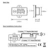12V 24V 36V 48V Battery Indicator, Waterproof Universal LED Display