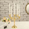 5 Arm Candlestick Holder Iron Retro Decorative Candle Holder Centerpiece