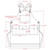 Jeanerlor Waxed Canvas Work Apron for Women with 11 Pockets