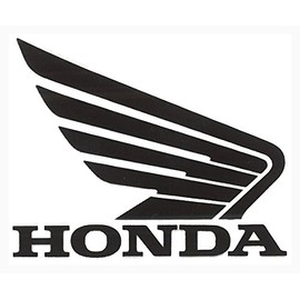 Toyo Mark HONDA Wing Genuine Decal Sticker Right Direction Black R-337
