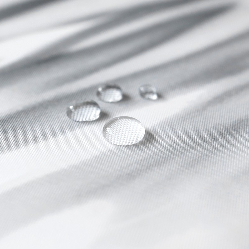 Gray Stone Shower Curtain Waterproof Mildew Proof Bath Curtain with