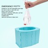 Kids Portable Toilet Portable Foldable Easy Cleaning ABS Potty Training