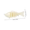 Sosoport 2pcs Knobby Simulation Fishing Lures Blank Artificial Baits for