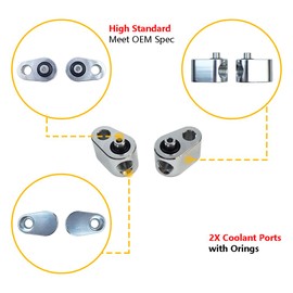 LS Throttle Body Bypass Hose Kit LS Coolant Steam Port Crossover Hose Steel Braided Tube Kits with Tape | Fit for GM LS Series Engines LSX, LS1, LM7, LR4, LQ4, LS6, L59, LQ9, LM4