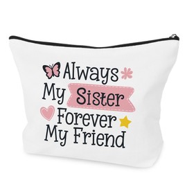 Presents for Sister Birthday Gifts for Sisters Adults,Best Christmas Xmas Birthday Gift for Big Sister Gifts for Little Girls Valentines Galentines Day Special Soul Sisters Presents Ideas Makeup Bag