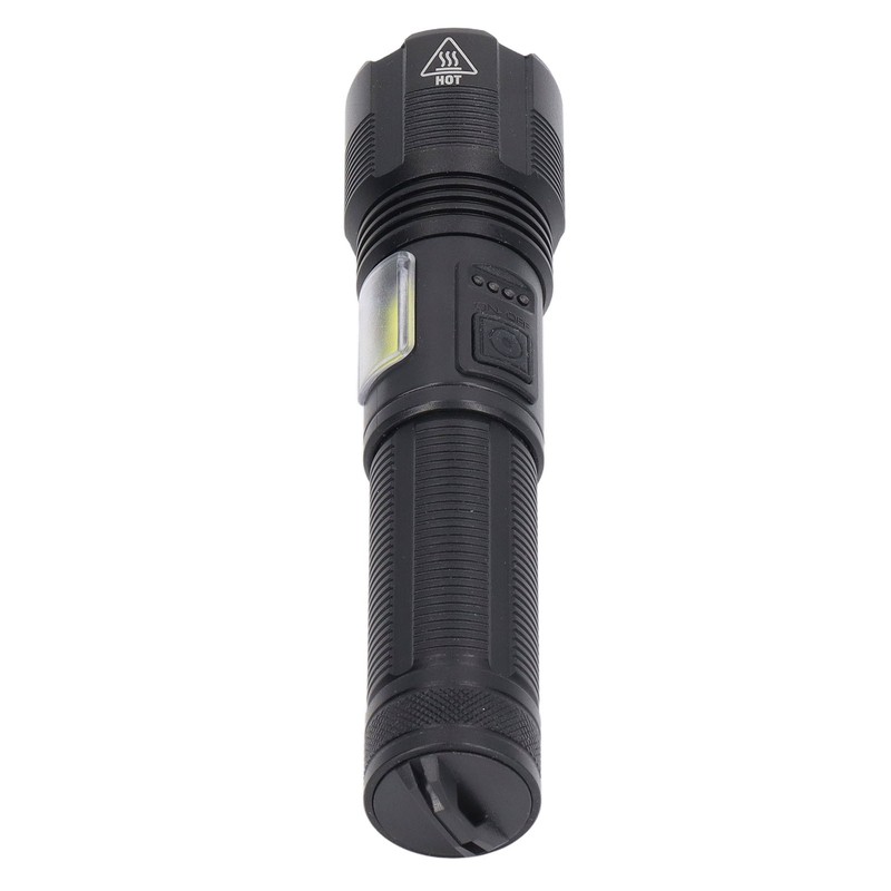 LED Flashlight USB Charging High Light IPX4 Waterproof Zoomable Handheld