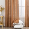 Boho Terracotta Tab Top Bohemian Curtains for Fall Living Room
