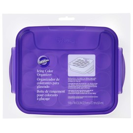 Wilton Case Color Organizer, White/Purple