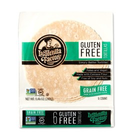 La Tortilla Factory Gluten-Free Cassava Tortilla, 6-Count, 6 Packages