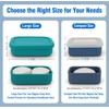 Enhanced Leak Proof Travel Soap Case, AIMAIAIMAI Silicone Soap Container