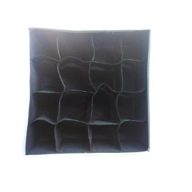 KOLE IMPORTS 1 Sock Organizer 16 Section Drawer Underwear Closet Home Storage Box Case Folds