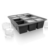 com-four® 2 x Ice Cube Tray for a Total of