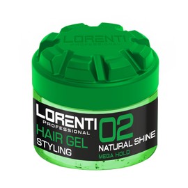 LORENTI TOKYO & SEOUL Nourishing Hair Styling Gel for All Hair Types | Styling Hair Prevent Frizz Provides Maximum Hold and Long Lasting Shine 10.14 Oz (Natural Shine)