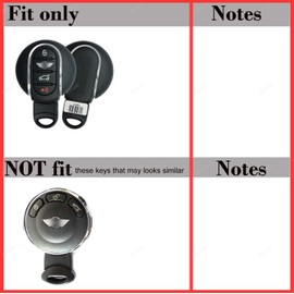 Metallic Color Key Fob Cover Protector for Mini Cooper F54 F55 F56 F57 F60 2014+