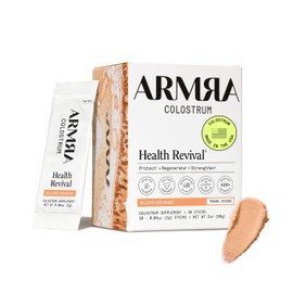 ARMRA Colostrum Powder - Blood Orange Flavor for Gut Health