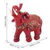 CHEOTIME Elephant Statue, Wealth Lucky Feng Shui Elephant Figurine Home