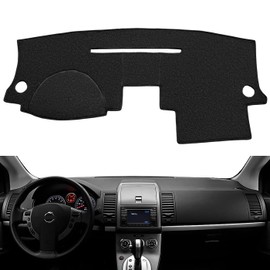 Fcovergurus Dash Cover Mat Custom Fit for Nissan Sentra Dashboard Pad Carpet Protector F245 (Black)