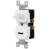 ENERLITES Combination Toggle and Pilot Light Switch, Duplex Style, Illuminated