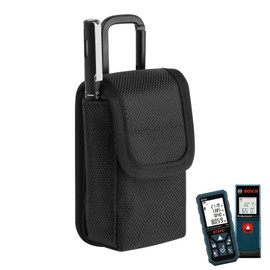 1680D Laser Measure Case Fits For BOSCH GLM20 Blaze 65ft Laser Distance Measure & DTAPE DT50 165ft Laser Measure & GLM100-23, With Pen Pocket, Belt Buckle & Carabiner, Protective Travel Storage Bag