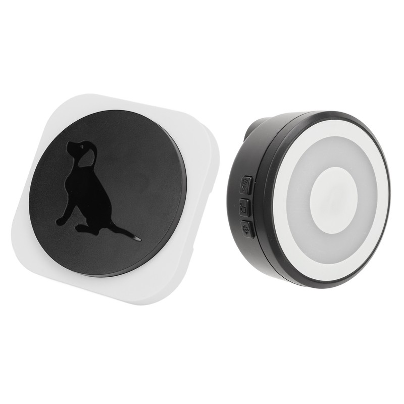 Wireless Pet Doorbell with Transmitter Receiver 4 Flashing Modes Touch