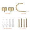 Premium Curtain Holdback, Quality Metal Decorative Curtain Holdbacks with Zinc