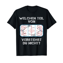 Funny Ice Hockey Saying Shirt Fan Player Trainer, black