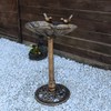 CLGarden 1552 Bird Bath VGT4, with Two Decorative Birds on
