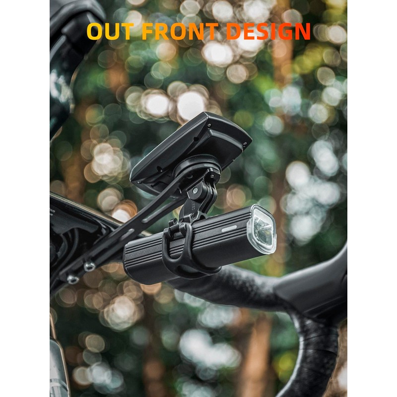 ROCKBROS Carbon Out Front Bike Computer Mount Compatible for Go-pro