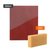QWORK® 2pcs Sanding Belt Cleaning Block Rubber Block for Removing