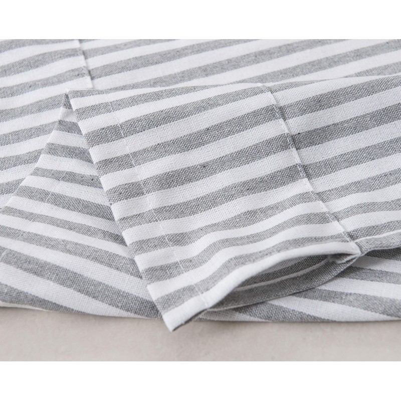 Annlaite Stripes Textured Drapes Stripe Pattern Valance Curtains Light Reducing