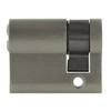 3x Half Cylinder Adjustable 40 mm 30/10 Simultaneous Locking Including