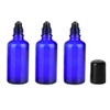 Attar 50ml Empty Refillable Roll-On Bottles with Stainless Steel Roller