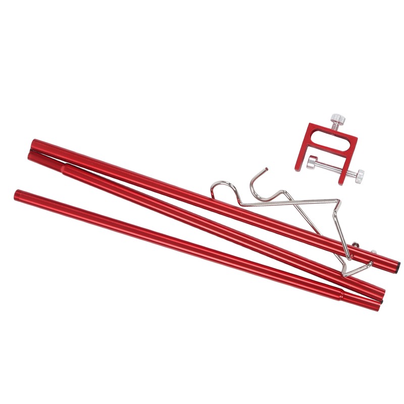 Folding Lamp Pole Aluminum Alloy Multi Function Camping Lantern Stand