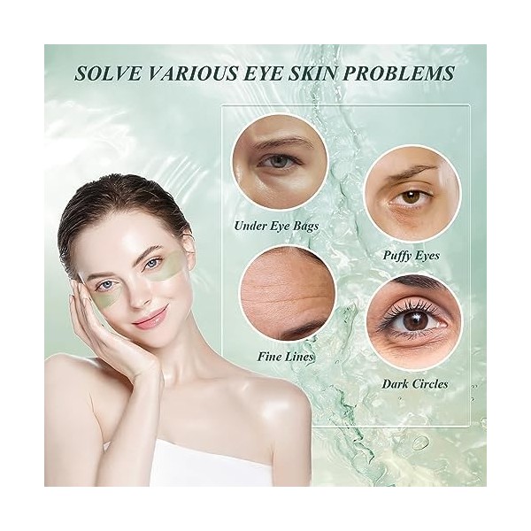 iDAOLI Aloe Vera Under Eye Mask - 60 PCS Aloe