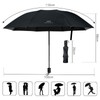 Vicloon Windproof Travel Umbrella, UV Blocked Umbrella, Compact, Light, Strong