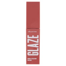 Collection Cosmetics High Glaze Lip Gloss, High Pigment, Plumping Effect, Toffee Drizzle