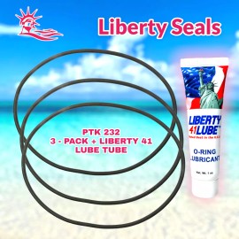 LIBERTY SEALS 002975 Fits All Large Cyclers Cap O-ring 3-PACK + LUBE TUBE For Leisure Bay
