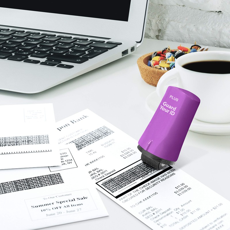 Identity Theft Protection Roller 3-Pack Advanced 2.0 Security Stamp by