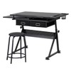 HomGarden Height Adjustable Drafting Desk Drawing Table Art Craft Work